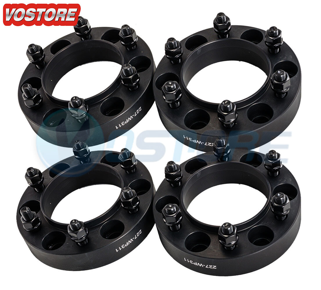 (4) 1.25'' Hubcentric Wheel Spacers 6x5.5 for Toyota 4Runner FJ Cruiser Sequoia (4) 1.25'' Hubcentric Wheel Spacers 6x5.5 for Toyota 4Runner FJ Cruiser Sequoia