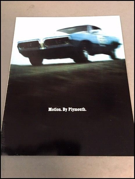 1967 Motion by Plymouth Vintage Sales Brochure Catalog Hemi Fury Barracuda GTX