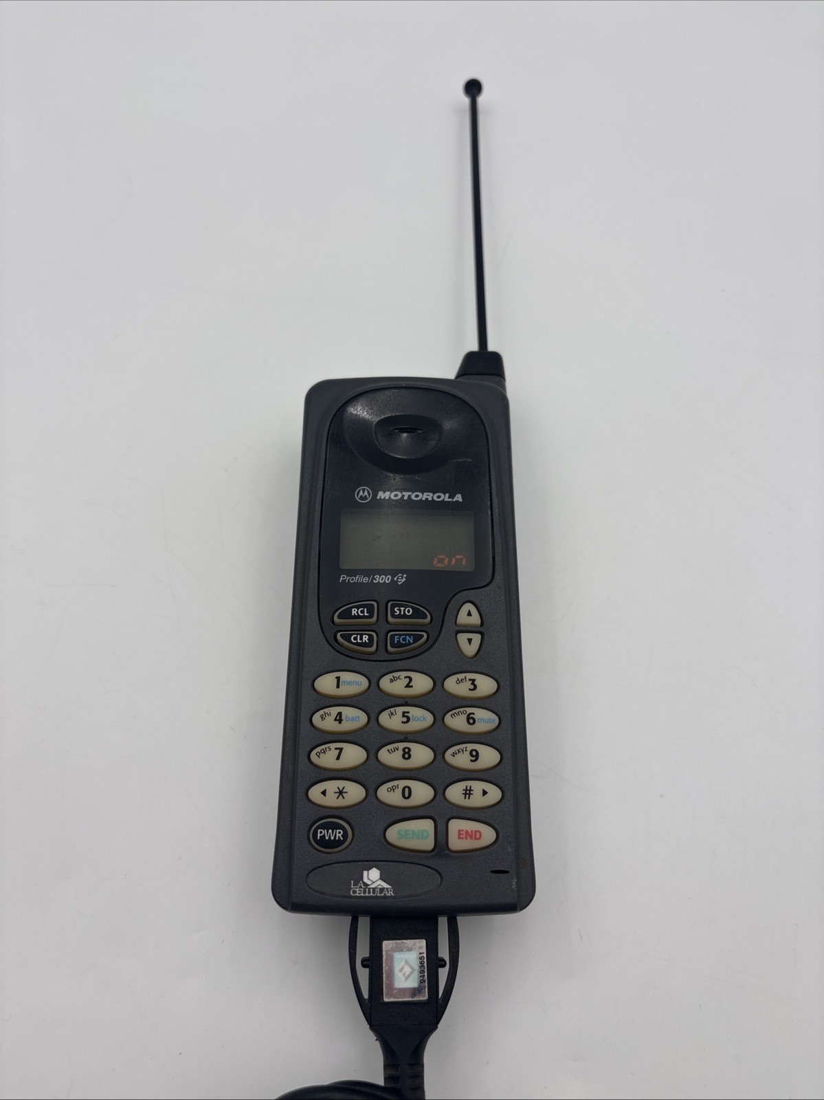 Vintage 90s Motorola Profile 300 Cell Phone Gray Bar Style Battery and Charger Vintage 90s Motorola Profile 300 Cell Phone Gray Bar Style Battery and Charger