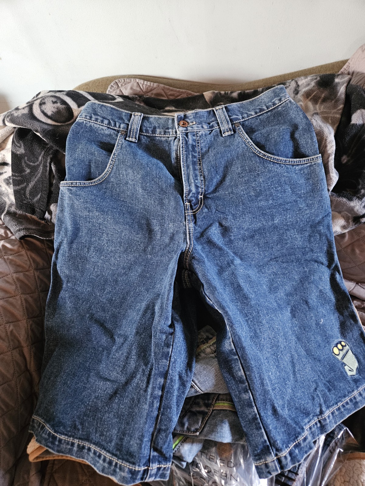 JNCO PIPES Classics Darkstone 34 Waist Shorts JNCO PIPES Classics Darkstone 34 Waist Shorts