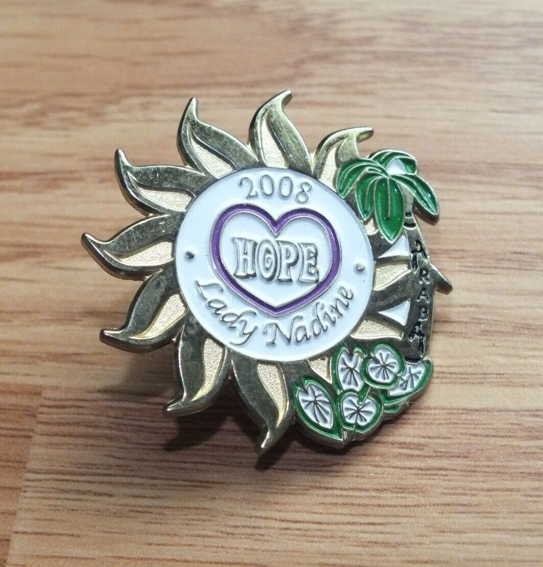 2008 Hope Lady Nadine Araba Collectible Travel Souvenir Lapel Pin 2008 Hope Lady Nadine Araba Collectible Travel Souvenir Lapel Pin