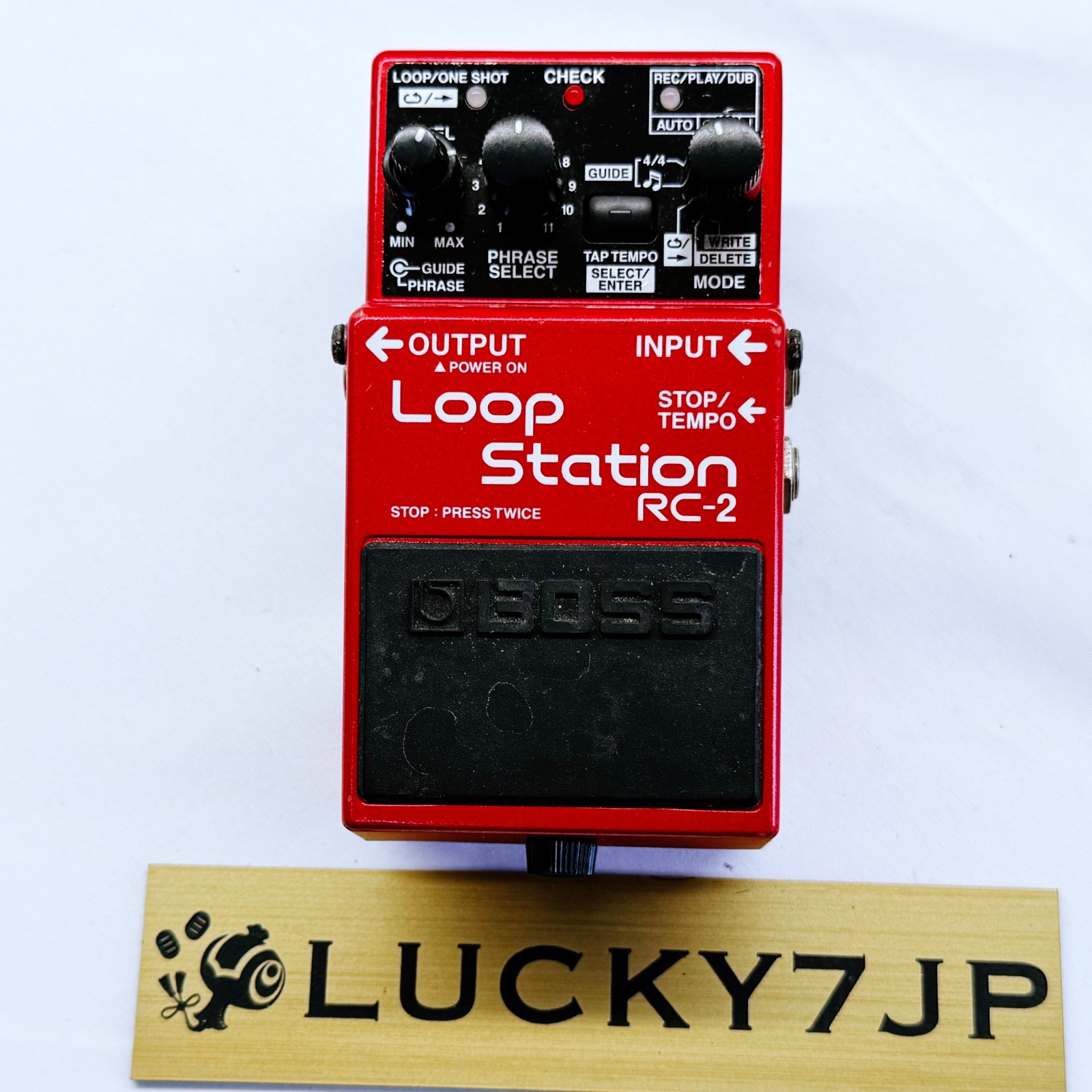 Boss RC-2 Loop Station Guitar Effects Pedal From Japan USED Good Condition