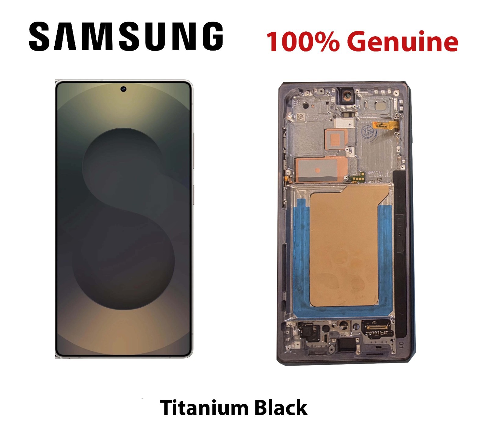 100% Original Samsung Galaxy S25 Ultra 5G Screen Replacement Display Frame S938U