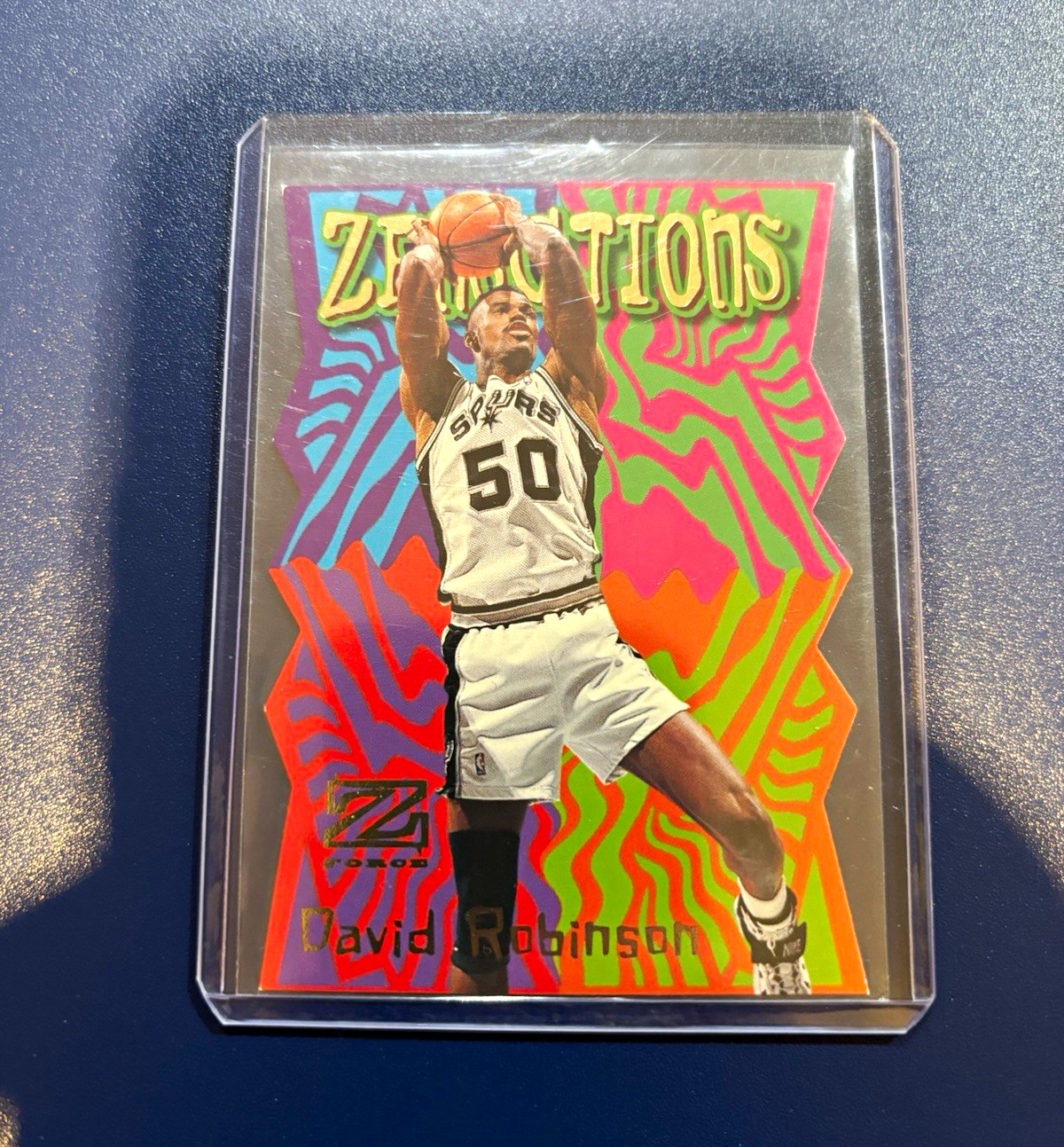 SkyBox 1997-98 Z-Force Zensations David Robinson #17/25ZN Spurs NBA