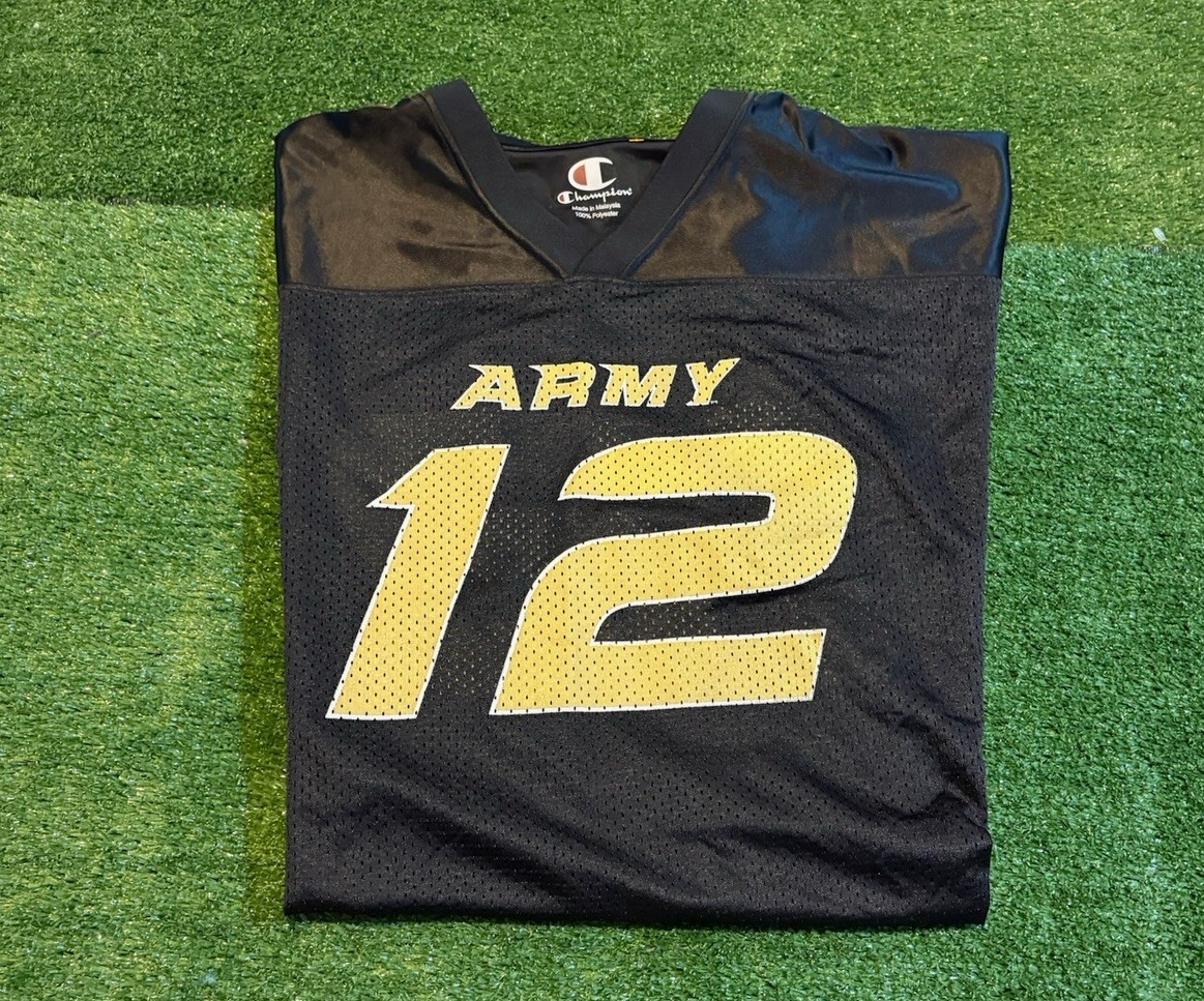 Vintage Army Black Knights jersey mens XL black gold nike football 90s oversize Vintage Army Black Knights jersey mens XL black gold nike football 90s oversize