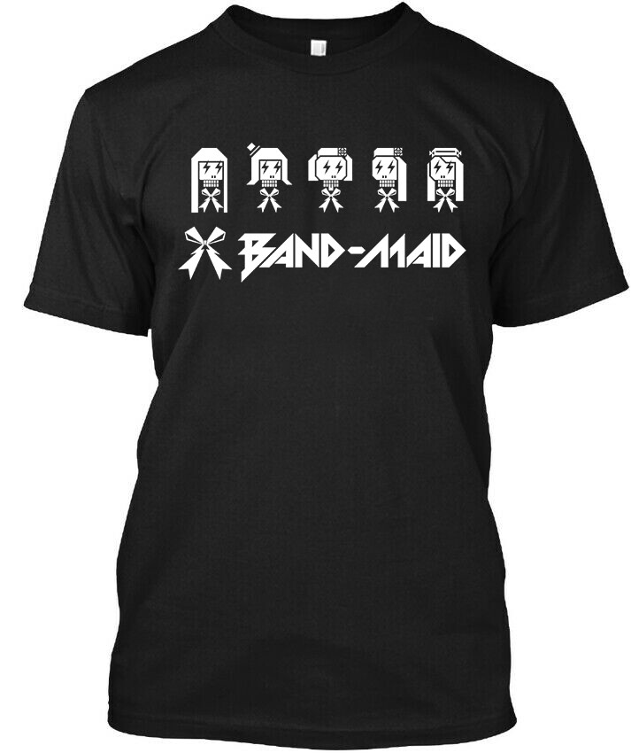 Band Maid Japanese Rock Band Music Graphic Retro Logo T-Shirt S-5XL