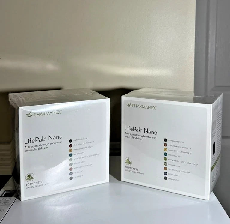 Nu Skin Pharmanex LifePak Nano 60 Packets New Sealed Exp 08/2029