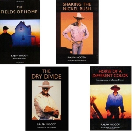 Ralph Moody SET (4) Fields Home, Shaking Nickel Bush, Dry Divide, Horse Differen