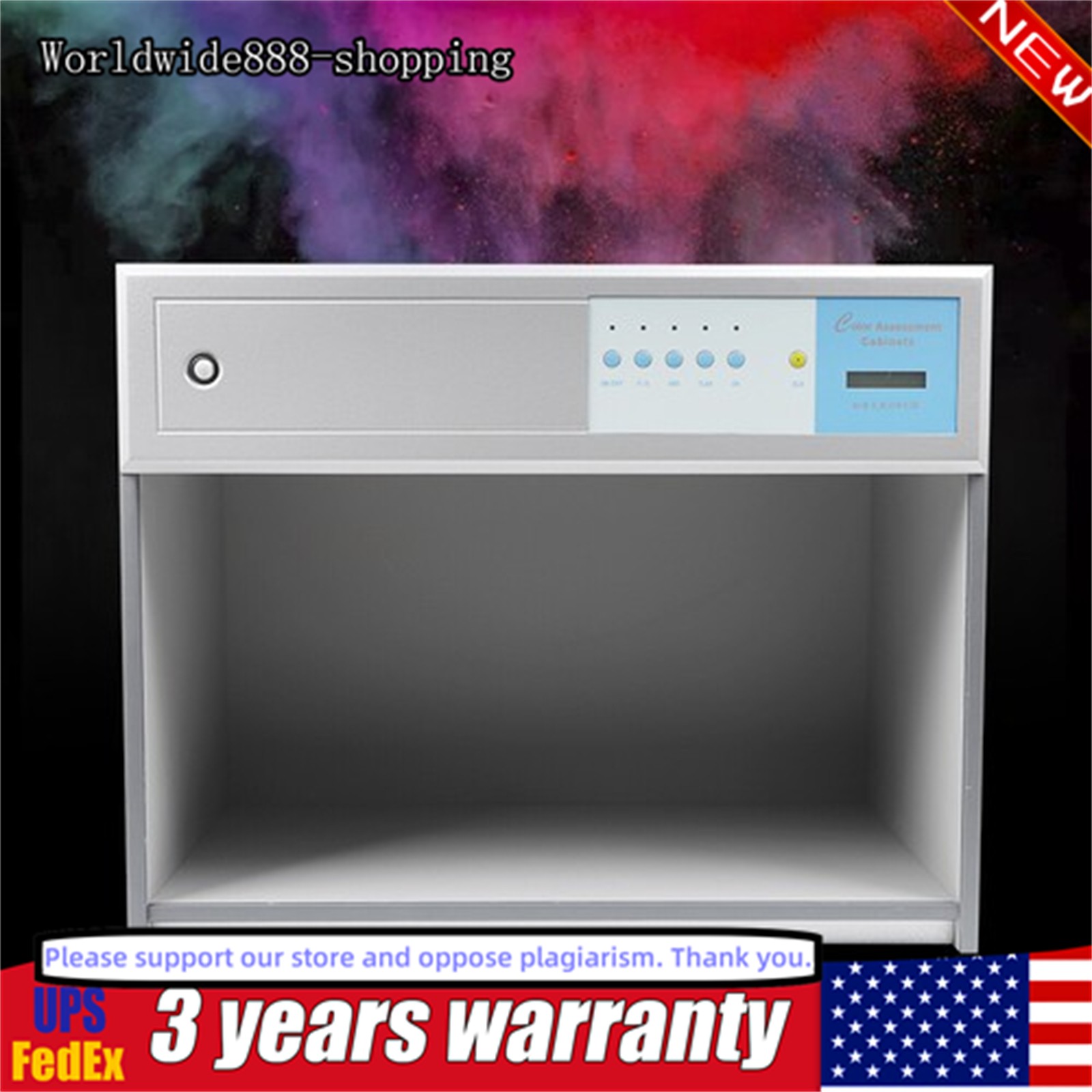 4 Color Lab Color Matching Light Box Booth for Accurate Color Assessment