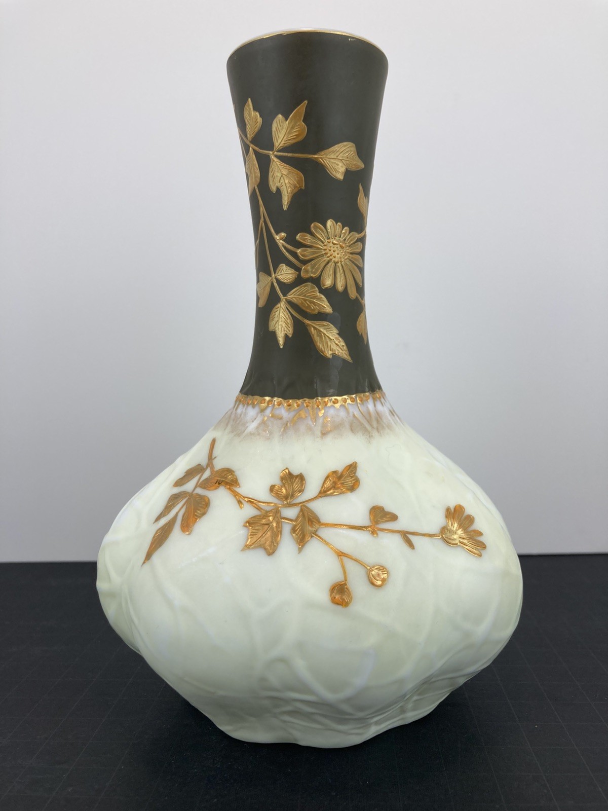 Antique Harrach Gilded & Enameled Melon 8\