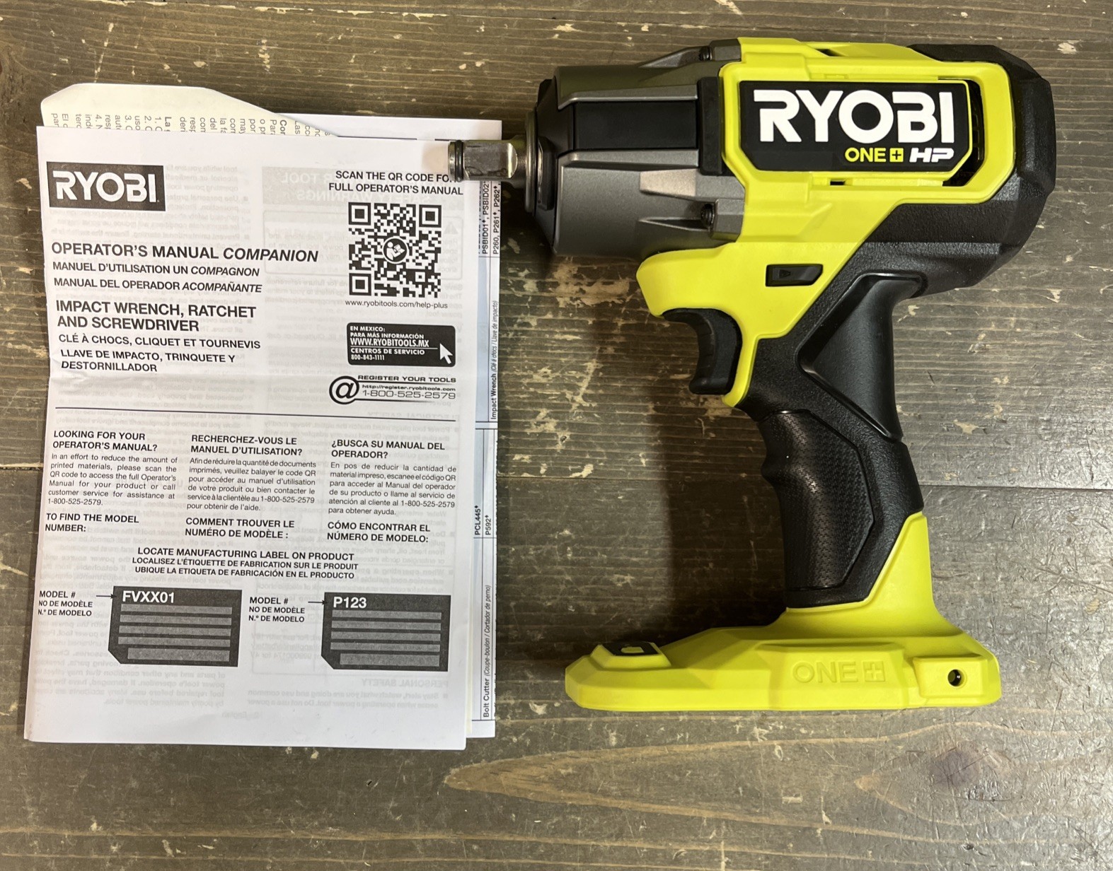 Ryobi P262 ONE+ HP Brushless 1/2” 4 Mode Impact Wrench *Read*