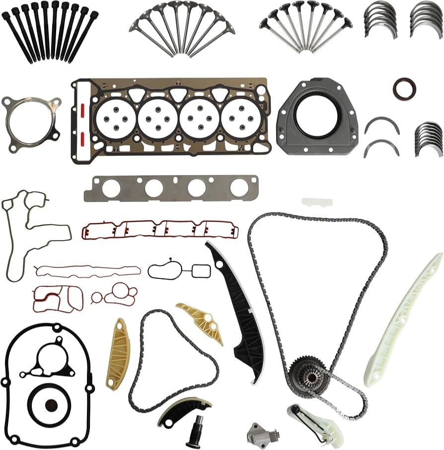 2.0T TFSI Timing Chain Head Gasket Kit For Audi Q5 VW 2008-2018 Intake w/Exhaust 2.0T TFSI Timing Chain Head Gasket Kit For Audi Q5 VW 2008-2018 Intake w/Exhaust