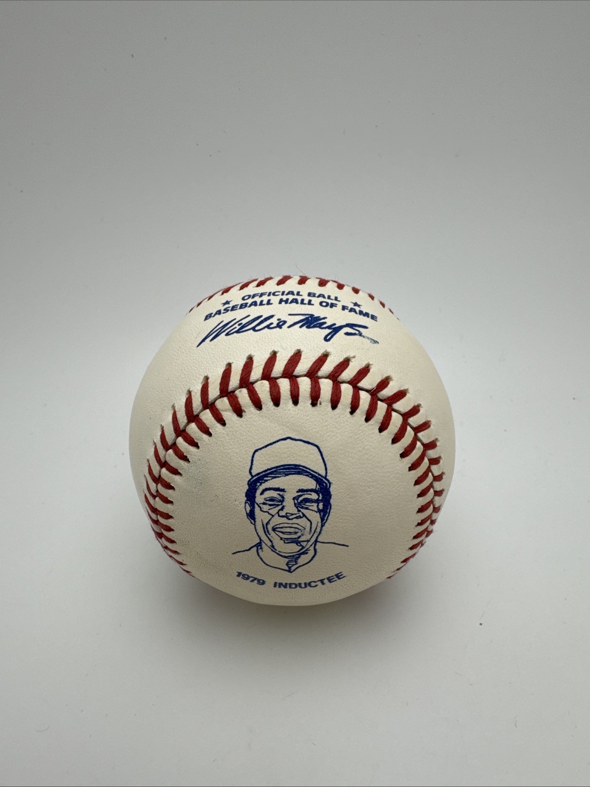 RARE WILLIE MAYS RAWLINGS OFFICIAL HALL OF FAME INDUCTION BASEBALL 1979