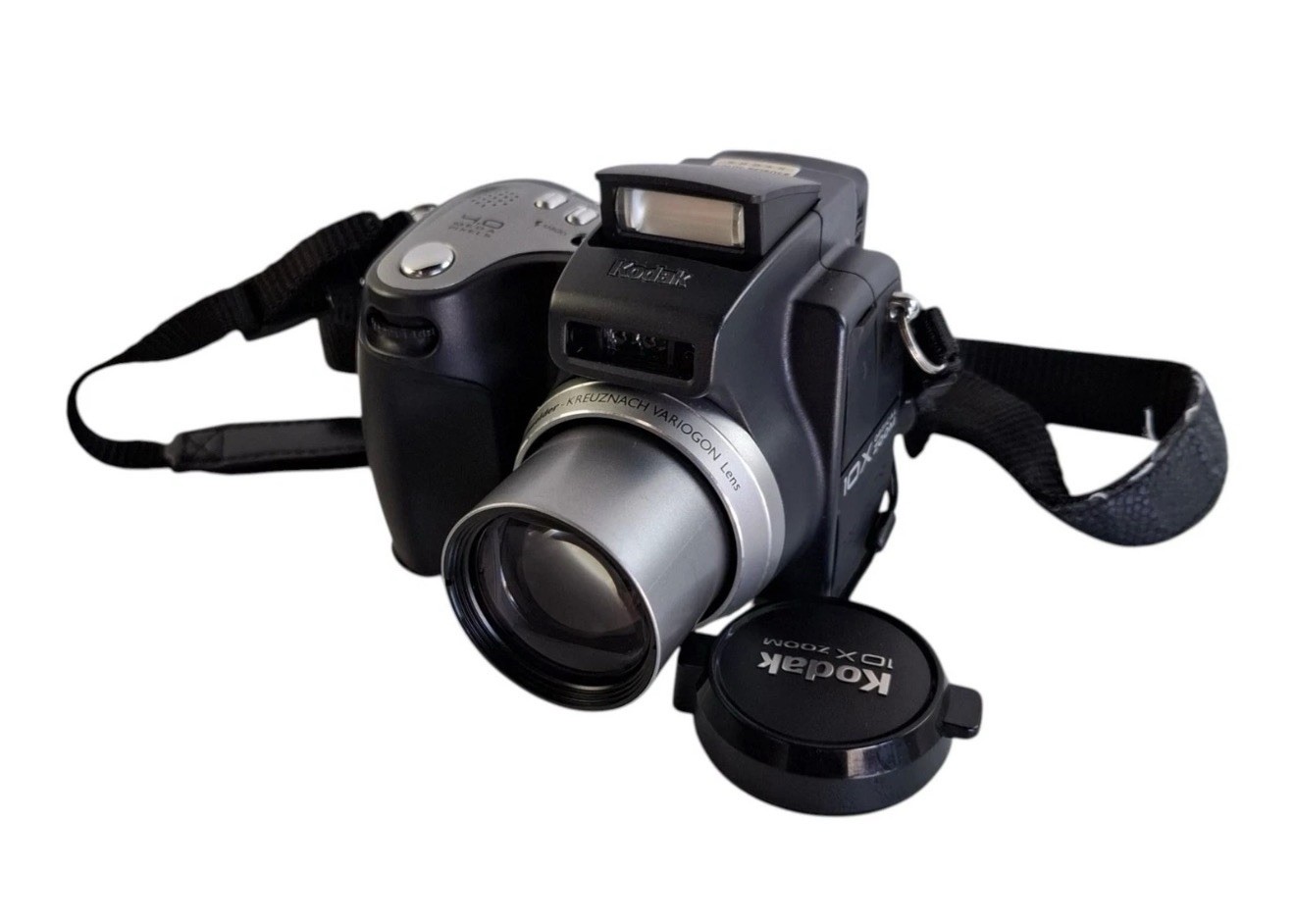Vintage Kodak EasyShare DX6490 Digital Bridge Camera 4.0MP 10x Zoom Black Tested