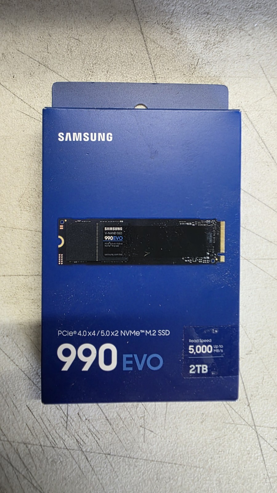 Samsung SSD 990 EVO 2TB PCIe Gen Up to 5,000MB/sNVMe Internal Solid State Drive Samsung SSD 990 EVO 2TB PCIe Gen Up to 5,000MB/sNVMe Internal Solid State Drive