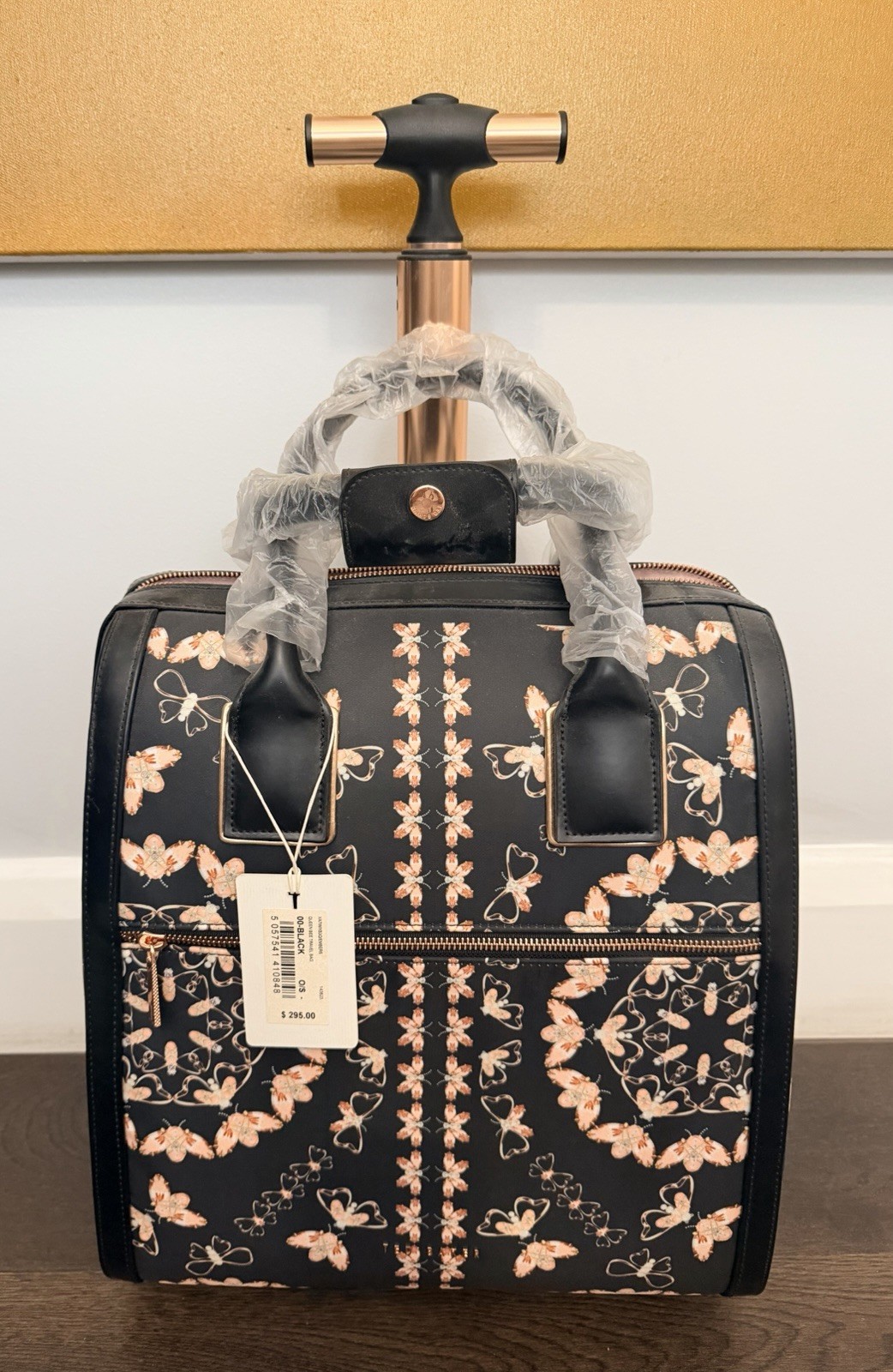 NWT Ted Baker London Wheelie Bag Womens Travel Tote Suitcase Cabin Weekender NWT Ted Baker London Wheelie Bag Womens Travel Tote Suitcase Cabin Weekender