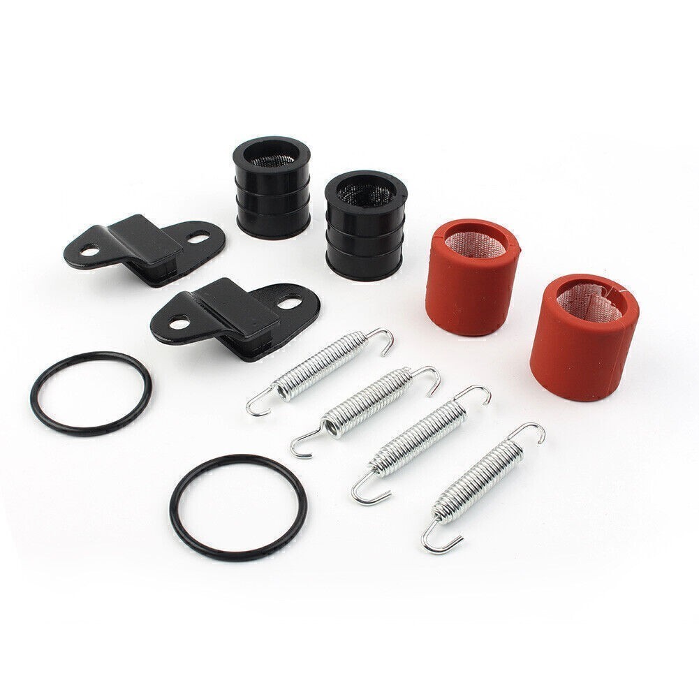For 87-06 Yamaha Banshee 350 YFZ350 Exhaust Muffler Joint Gasket Spring Stay Kit