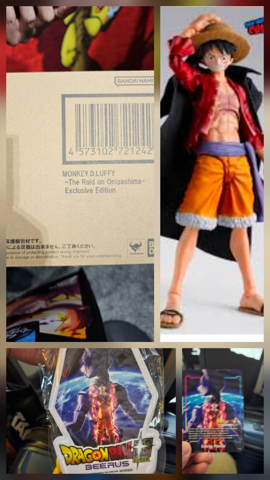 NYCC 2026 S.H.Figuarts Luffy exclusive edition Sealed & DBZ Energy Marker TCG NYCC 2026 S.H.Figuarts Luffy exclusive edition Sealed & DBZ Energy Marker TCG