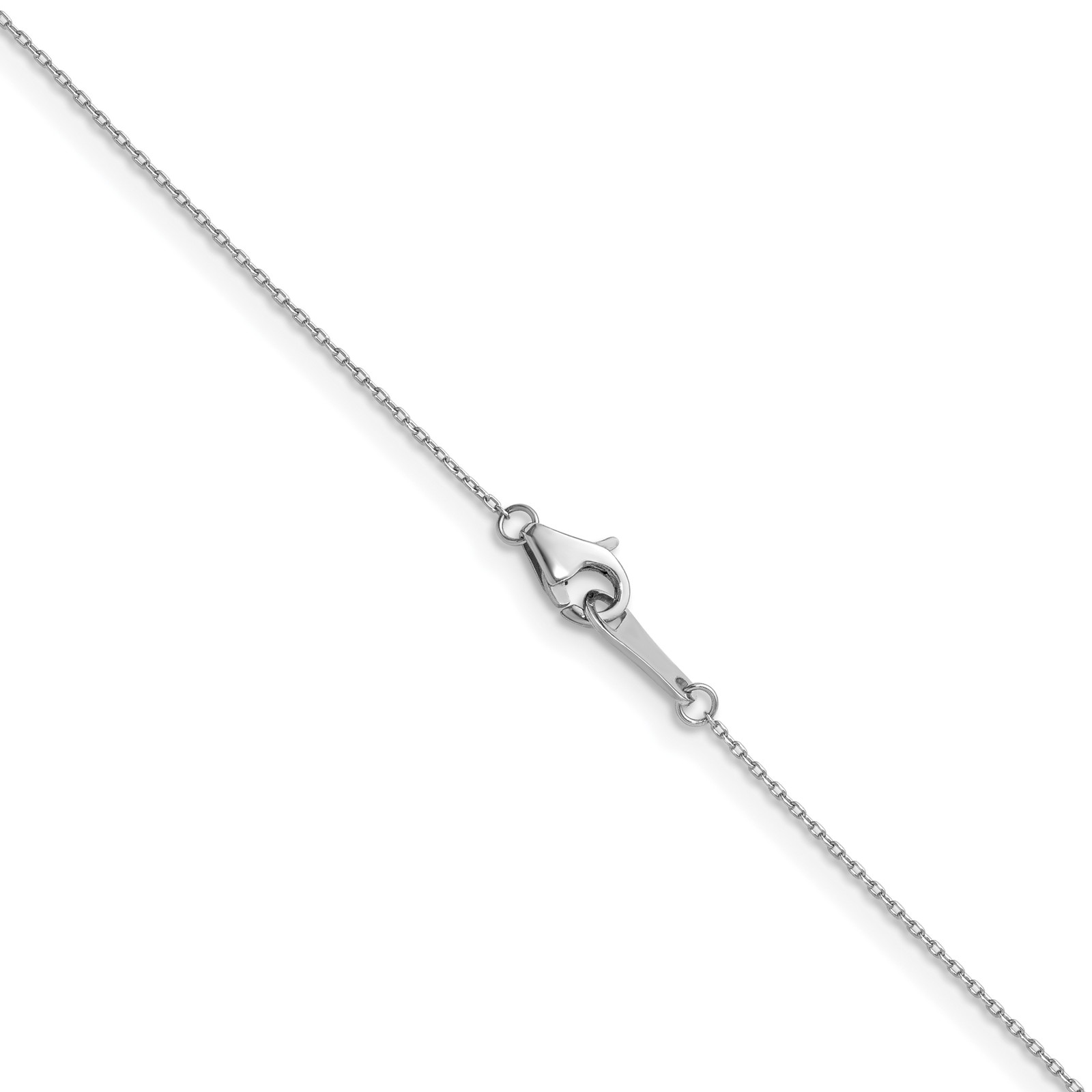Herco Platinum .70mm Cable Chain Necklace 20 inch Solid