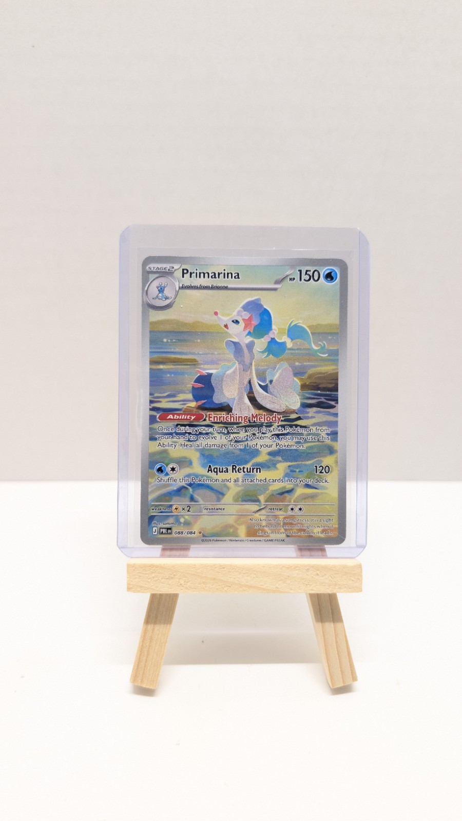 Pokémon TCG, Primarina 088/084 - Pitch Black Pokémon TCG, Primarina 088/084 - Pitch Black