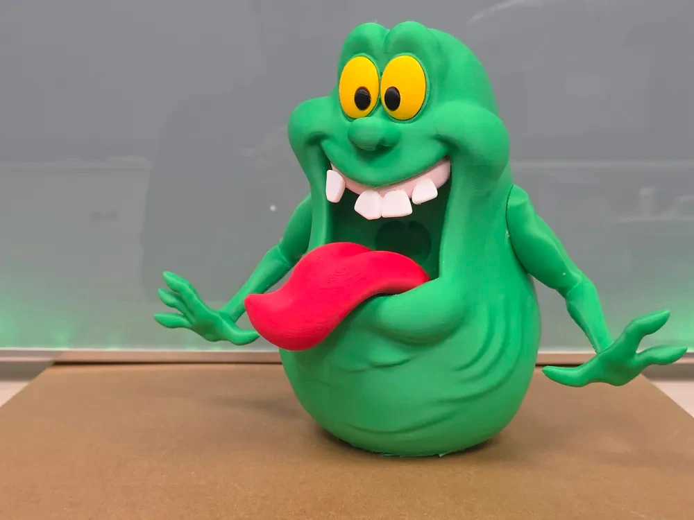 Ghostbusters Slimer 10 Inches Tall Fully Colored USA SELLER