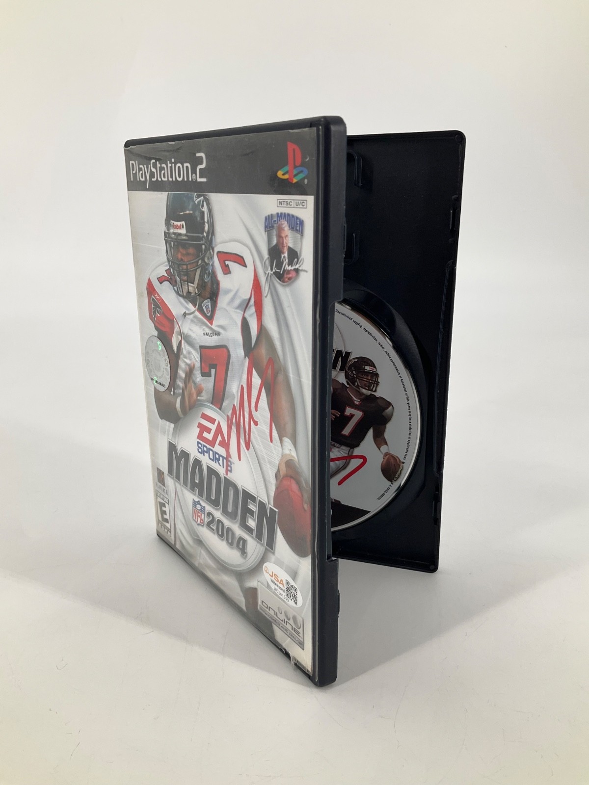MICHAEL VICK ATLANTA FALCONS MULTI-SIGNED 2004 MADDEN VIDEO GAME JSA WIT COA