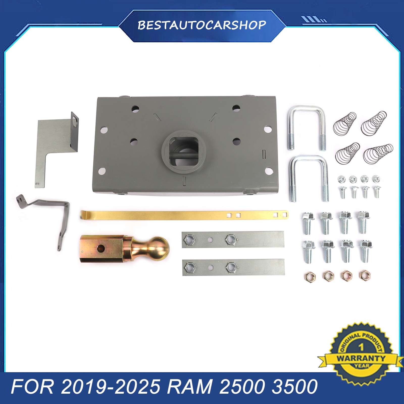For 2019-2025 Ram 2500 3500 GNRK1320 Trailer Hitches Gooseneck Trailer Mount Kit