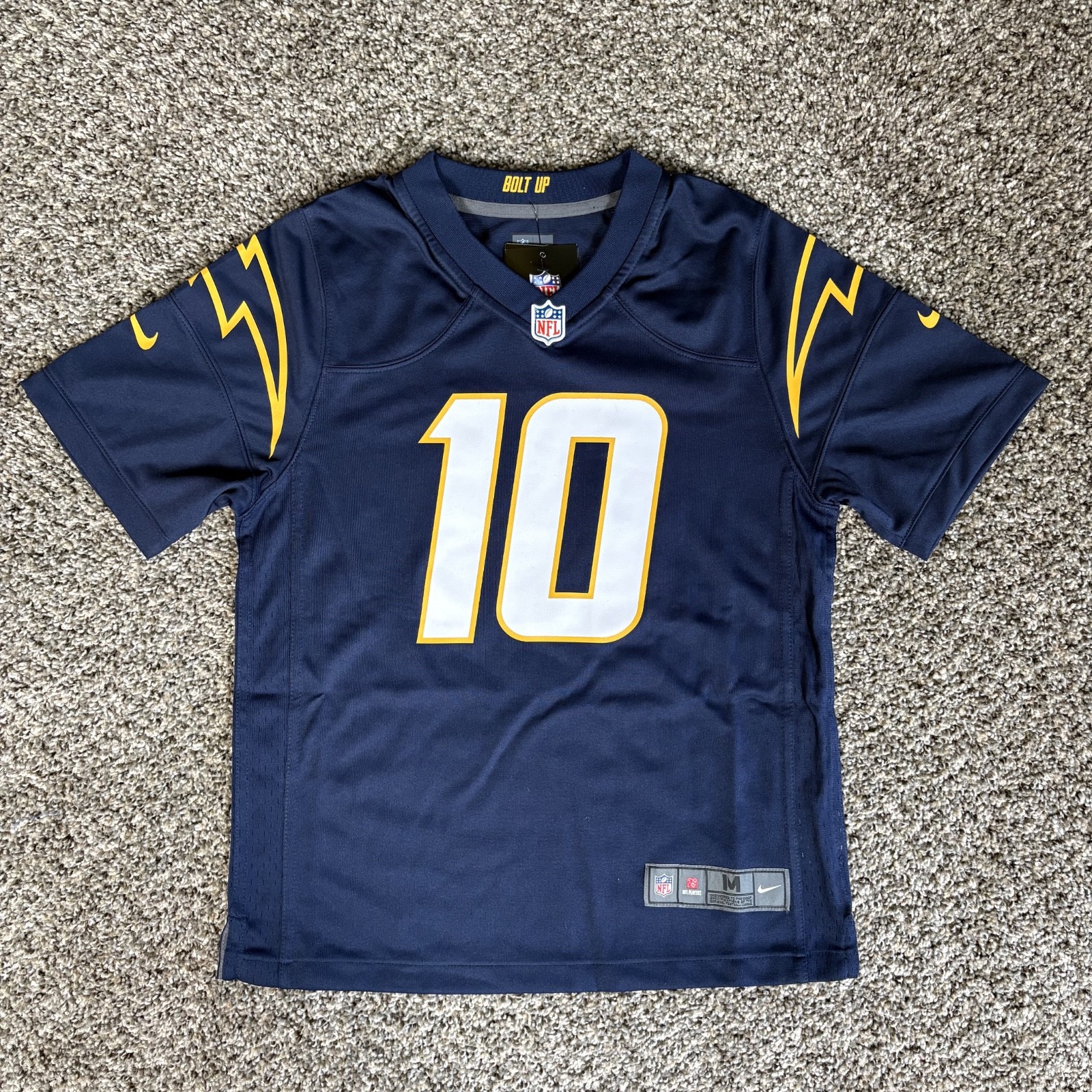 Nike Los Angeles Chargers Youth Justin Herbert Boys Size Medium Jersey NFL NWT Nike Los Angeles Chargers Youth Justin Herbert Boys Size Medium Jersey NFL NWT