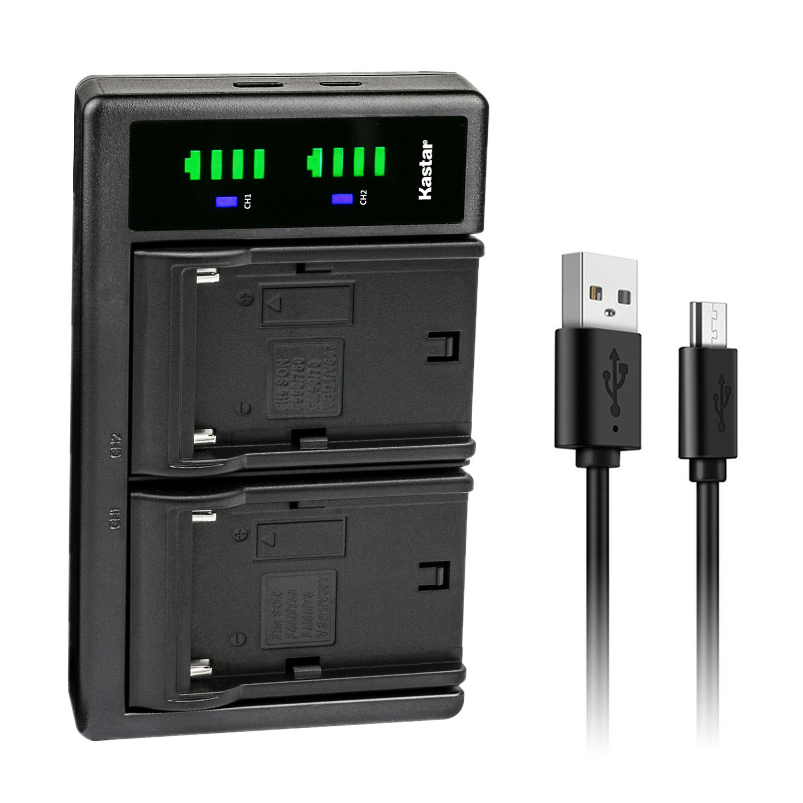 Kastar NP-F970 Battery LTD2 USB Charger for Sony NP-F980 Exp NP-F990 NP-F990 Pro