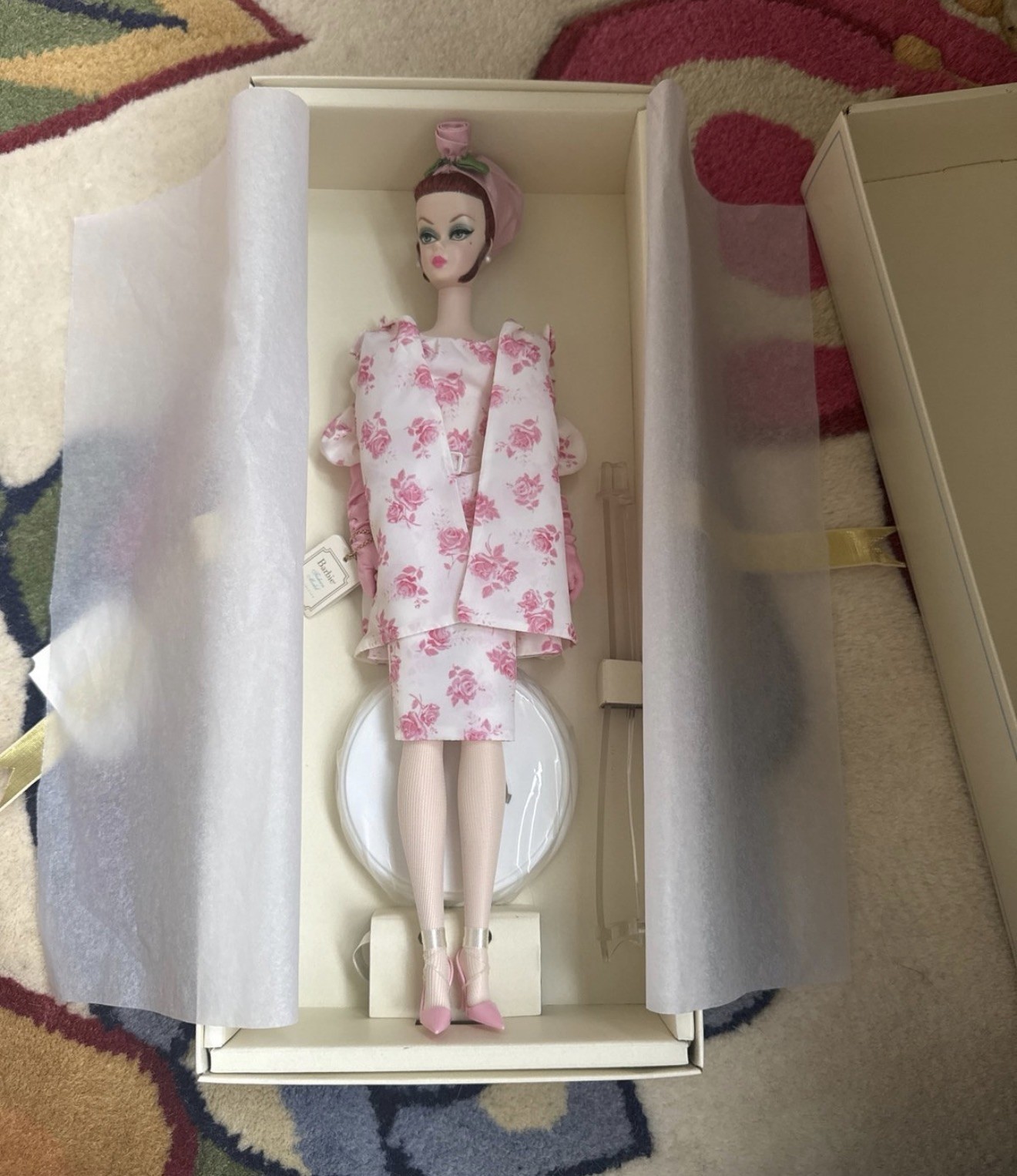 Luncheon Ensemble Silkstone Barbie - No More Than 16,300 - Gold Label - NRFB Luncheon Ensemble Silkstone Barbie - No More Than 16,300 - Gold Label - NRFB