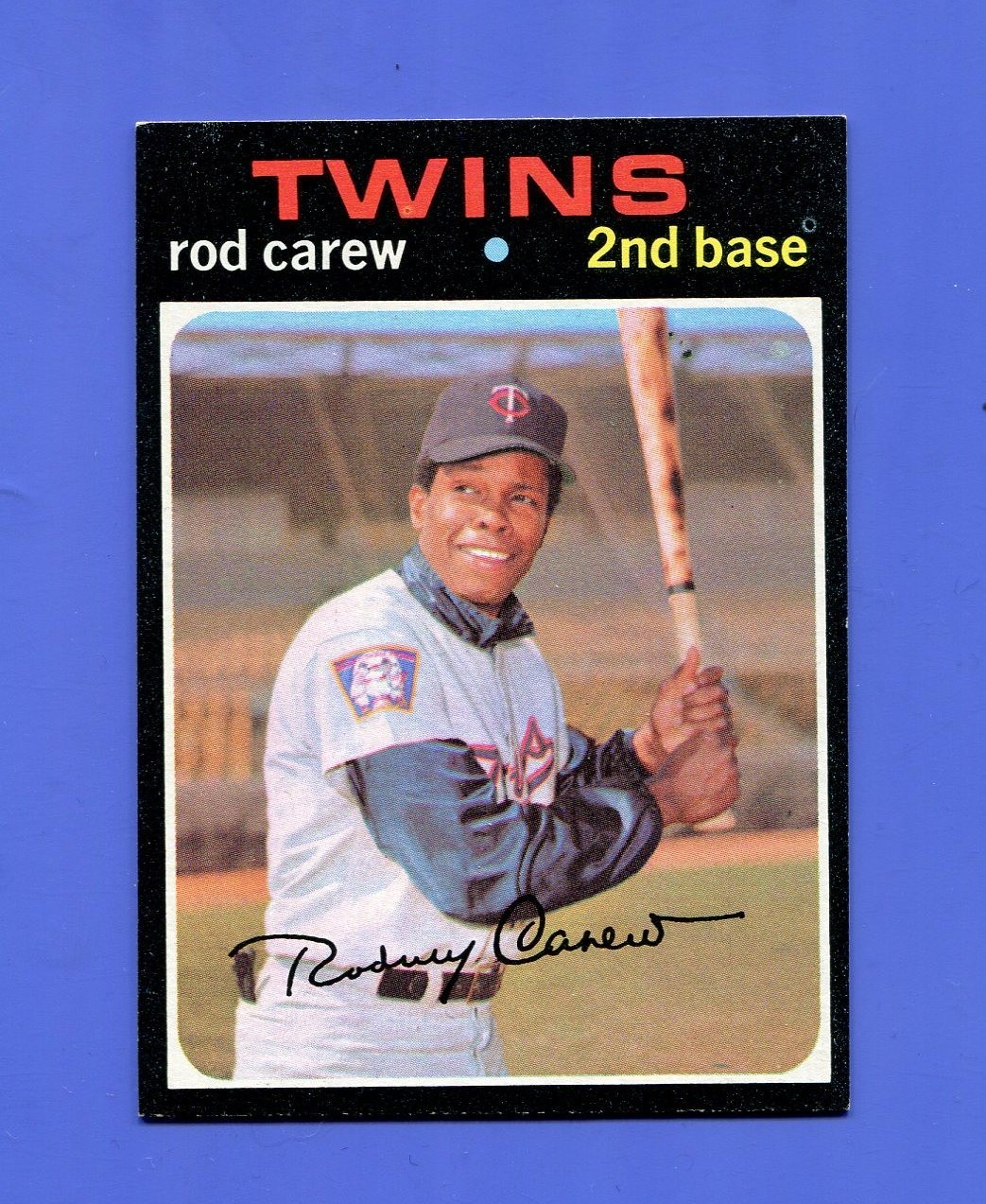 ROD CAREW *HOF* #210 1971 Topps Minnesota TWINS -beautiful card, clean edges- NM