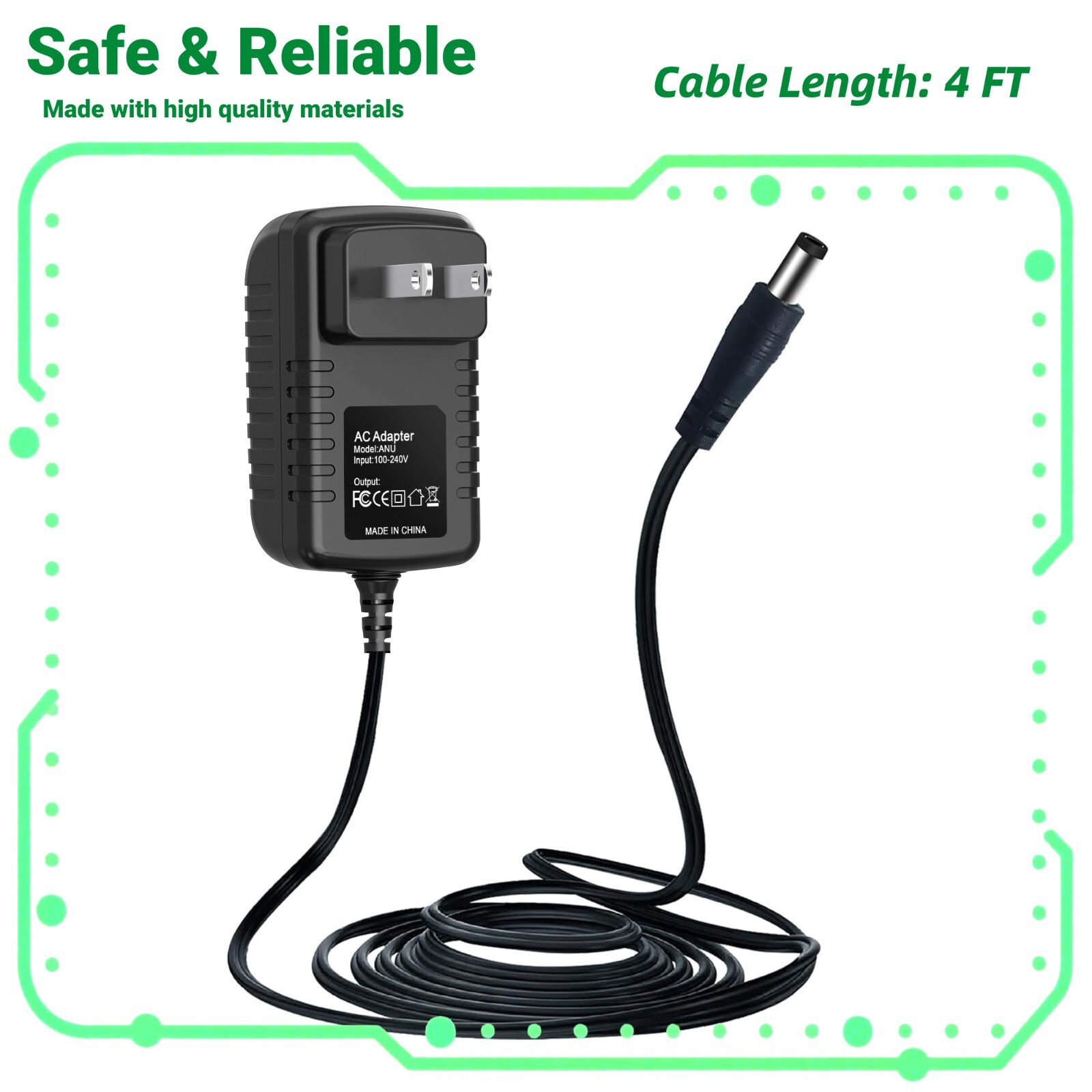 25.2V 1A AC-DC Adapter Charger 5.5mm x 2.5mm