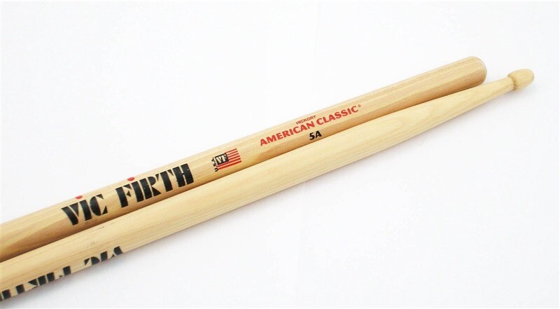NEW - Vic Firth American Classic 5A Drumsticks, Wood Tip, #5A