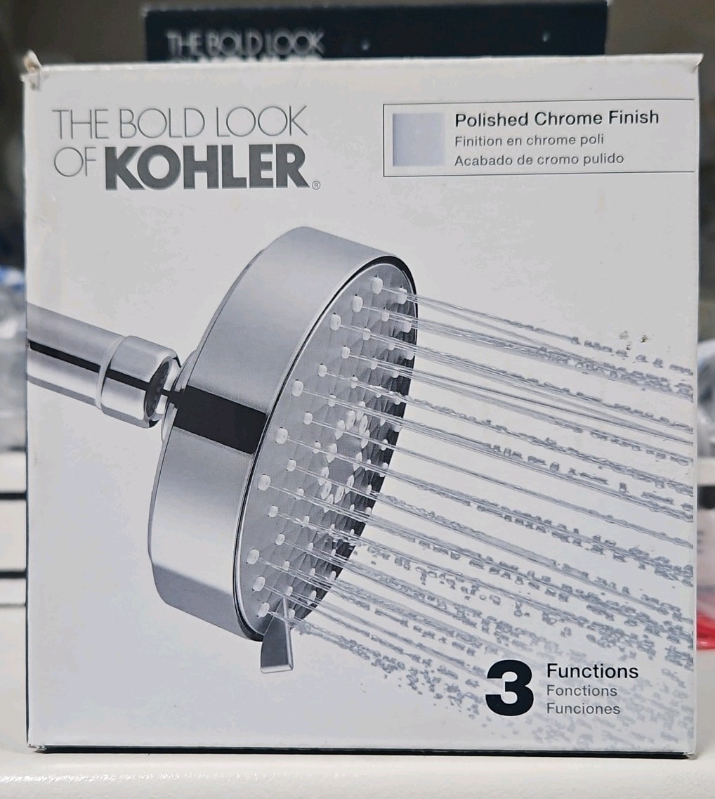 KOHLER K-72419-CP Awaken G110 Multifunction Showerhead, Polished Chrome KOHLER K-72419-CP Awaken G110 Multifunction Showerhead, Polished Chrome