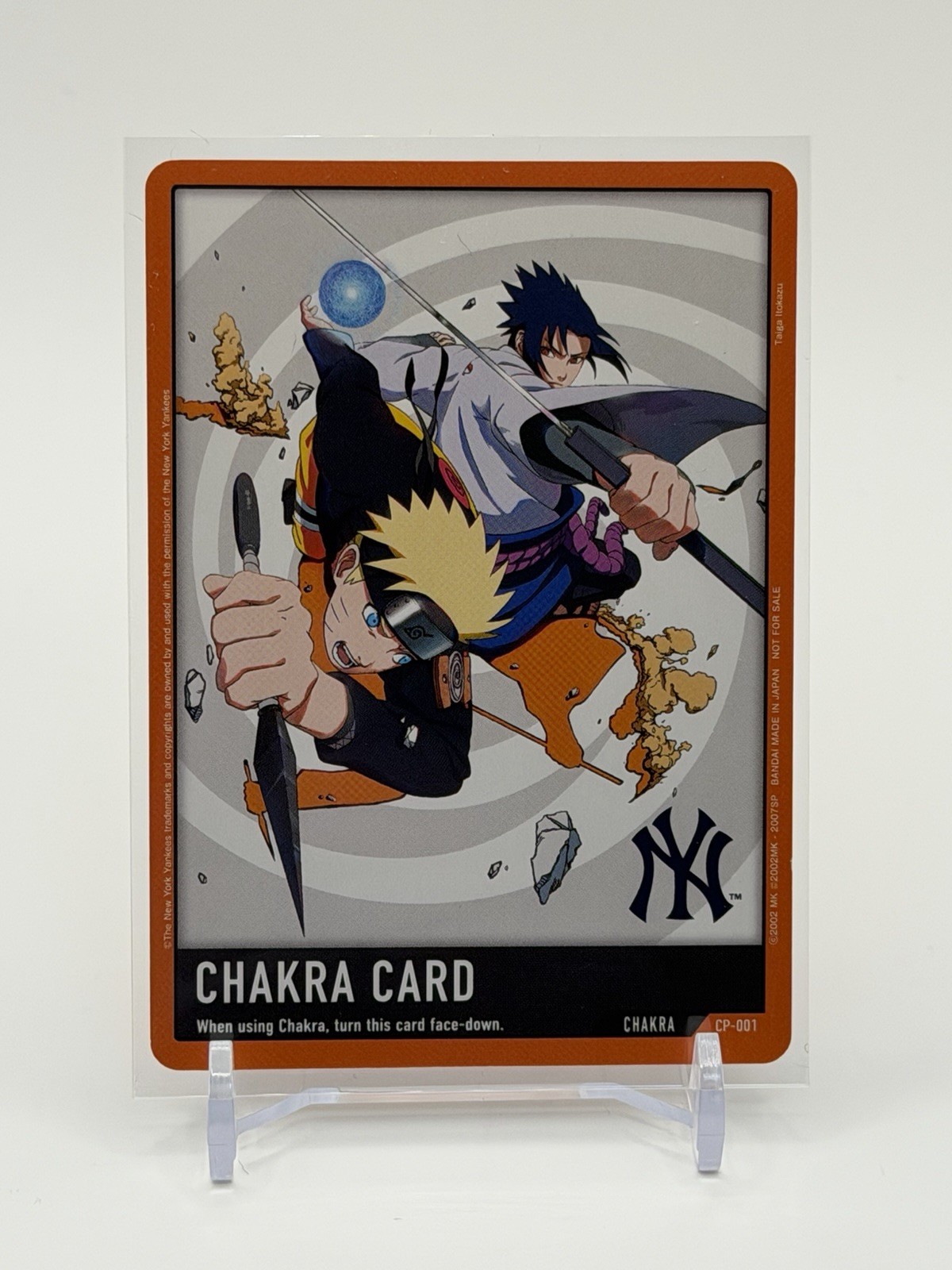 Naruto x Yankees Exclusive TCG Bandai Promo Card New York IN HAND Sealed Naruto x Yankees Exclusive TCG Bandai Promo Card New York IN HAND Sealed