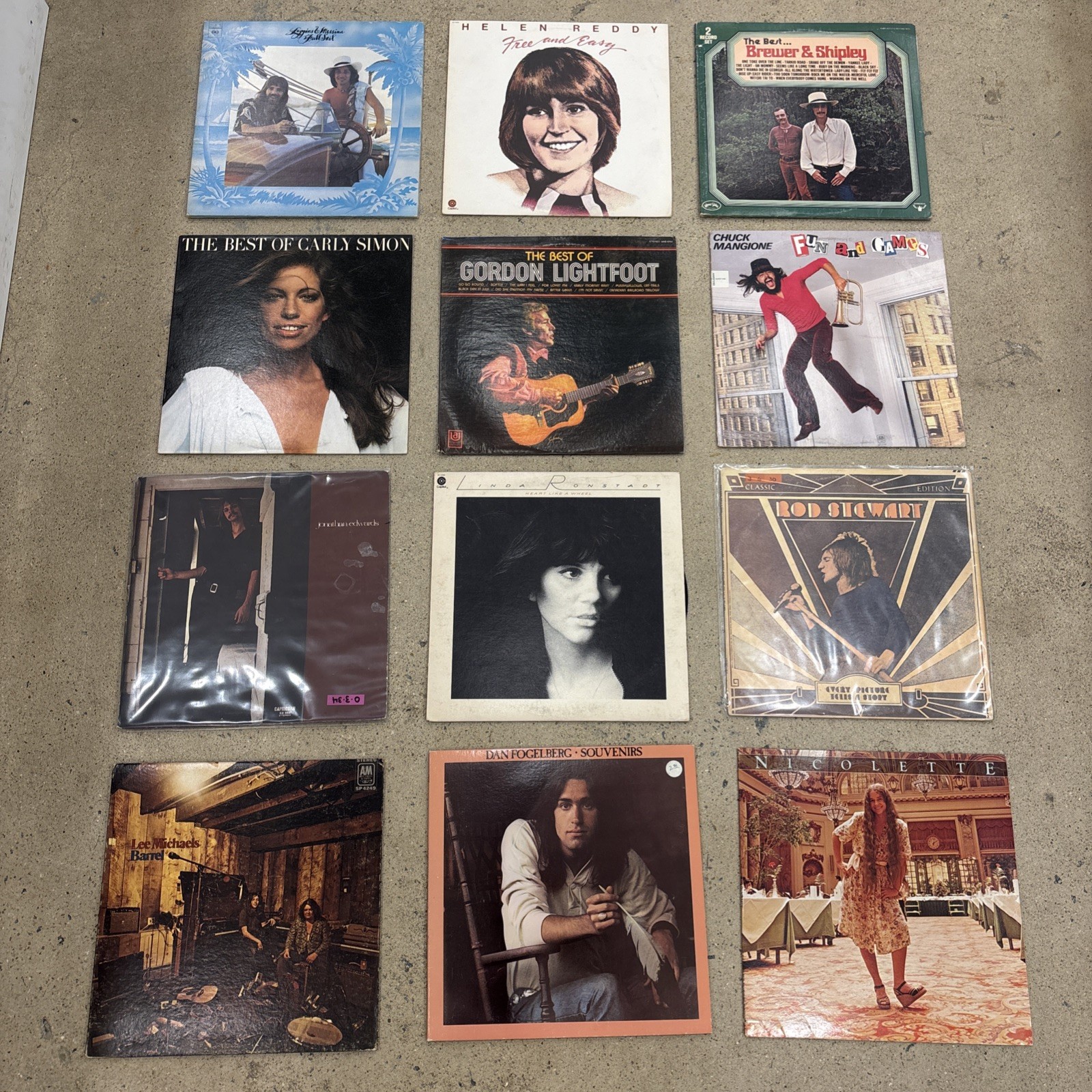 70’s Vintage Vinyl Record Lot (12) Classics Simon Stewart Fogelberg Ronstadt 70’s Vintage Vinyl Record Lot (12) Classics Simon Stewart Fogelberg Ronstadt
