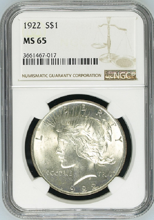 :1922-P 1$ SILVER PEACE DOLLAR BLAST-WHITE NGC GEM-BU MS-65 HIGHEST-GRADES :1922-P 1$ SILVER PEACE DOLLAR BLAST-WHITE NGC GEM-BU MS-65 HIGHEST-GRADES