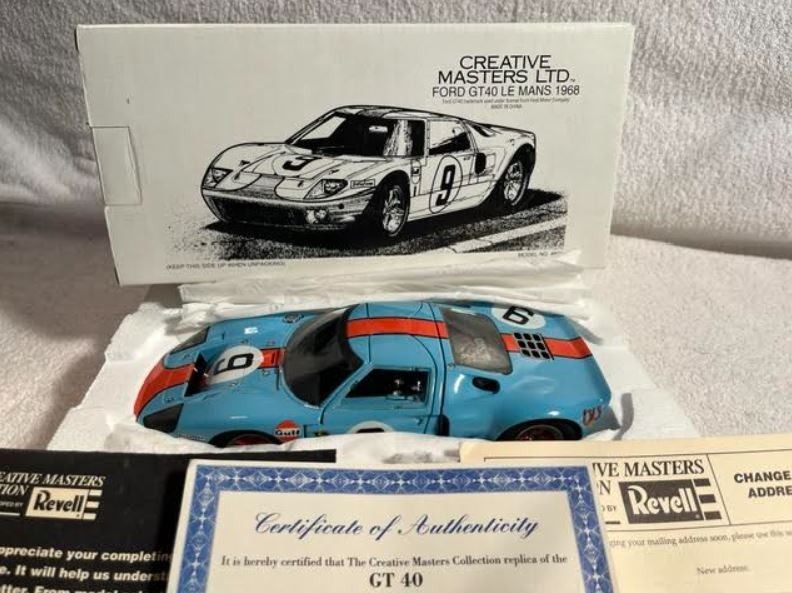 Creative Masters Collection REVELL FORD GT 40, Item# 8821, 1:20 scale