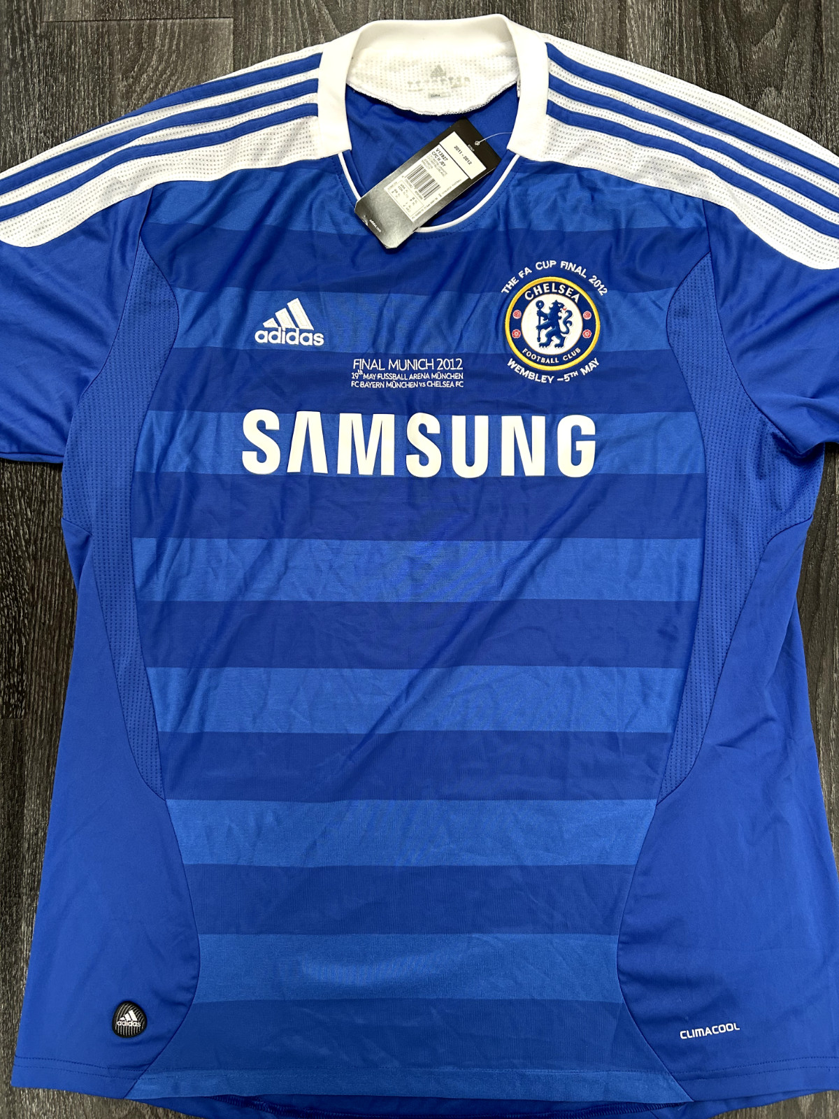 BRAND NEW Adidas Chelsea 2011/2012 Champions League Final Shirt Extra Large Mens BRAND NEW Adidas Chelsea 2011/2012 Champions League Final Shirt Extra Large Mens