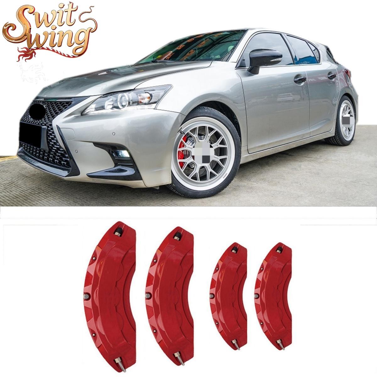 4pcs Customized Aluminum Car Brake Caliper Covers for LEXUS CT Accessories