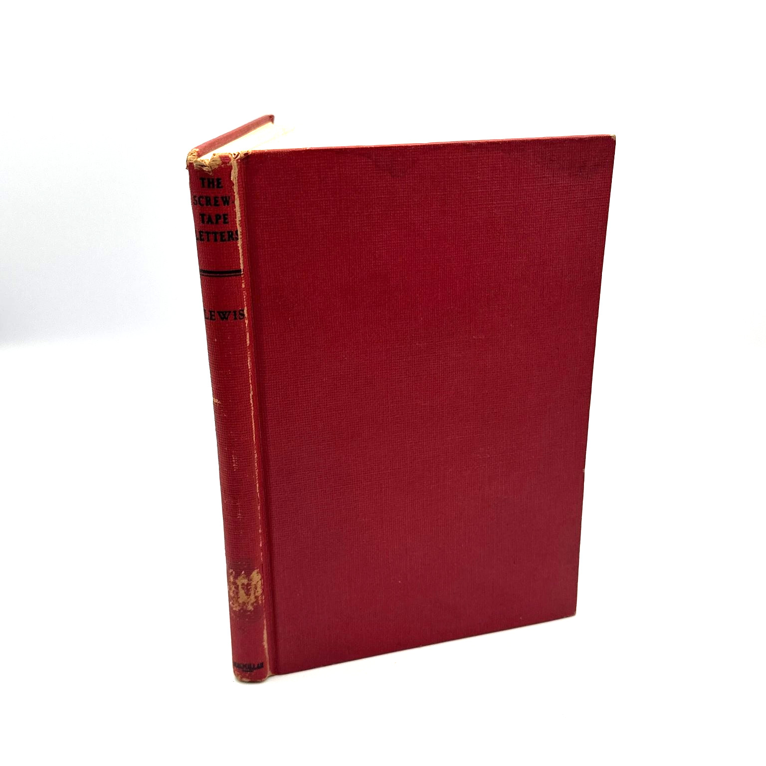 The Screwtape Letters C.S. Lewis 1948 Macmillan Hardcover Ex-Library Vintage