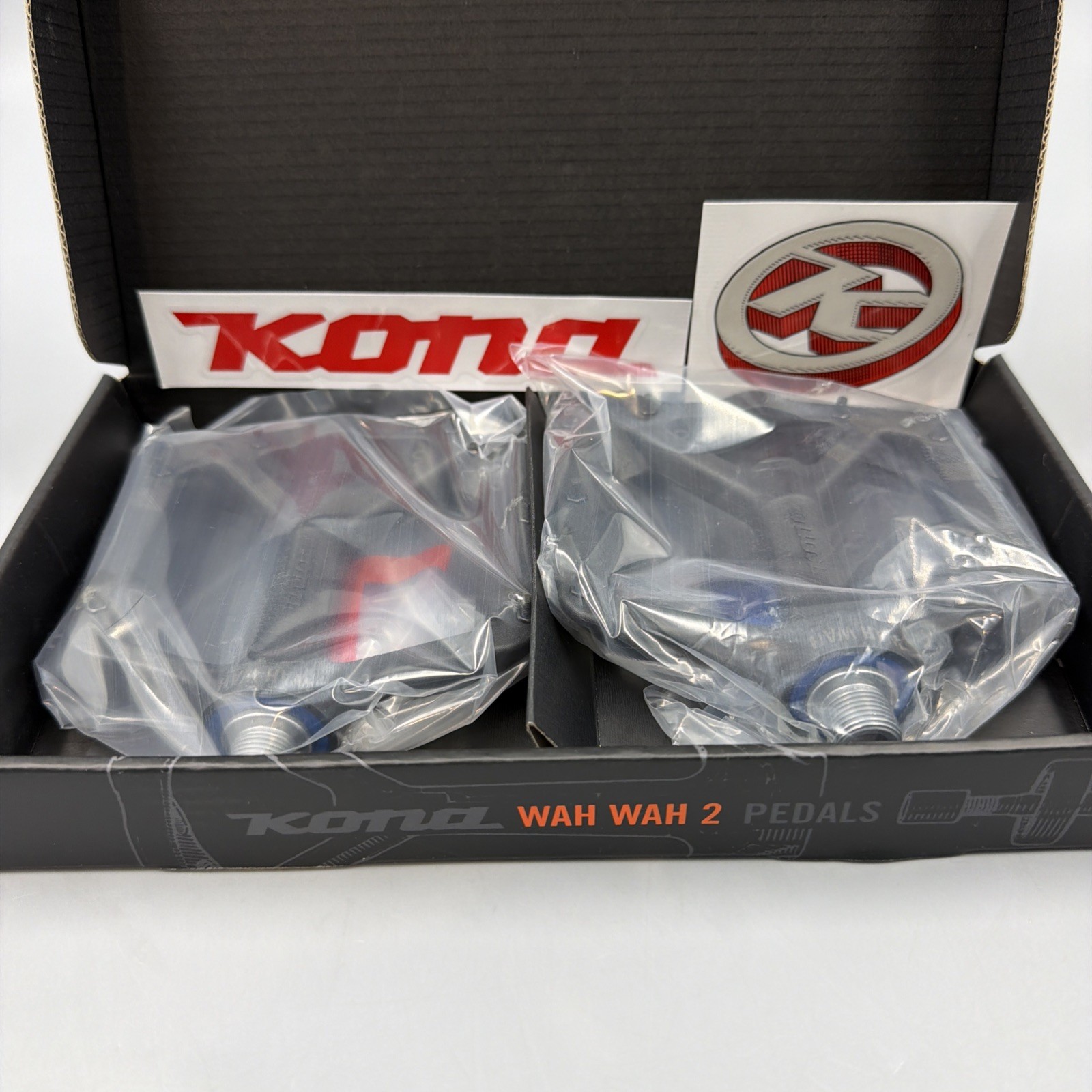 Kona Wah Wah 2 Composite Bike Pedals Black Large New Kona Wah Wah 2 Composite Bike Pedals Black Large New