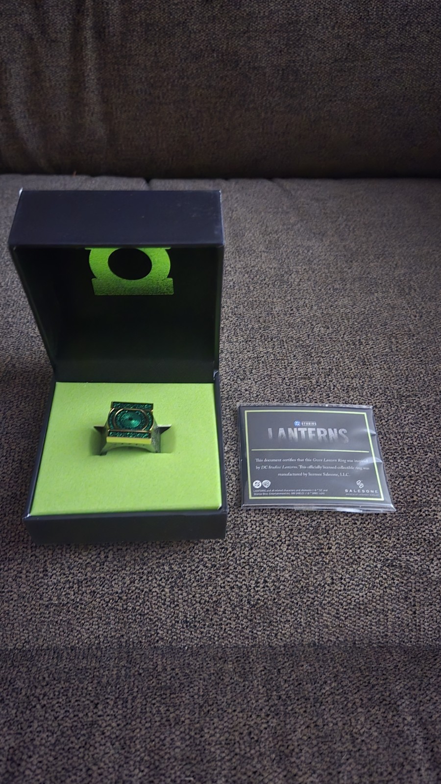 NYCC 2026 DC Shop Green Lantern Ring Official Replica Lanterns Size 11 LTD