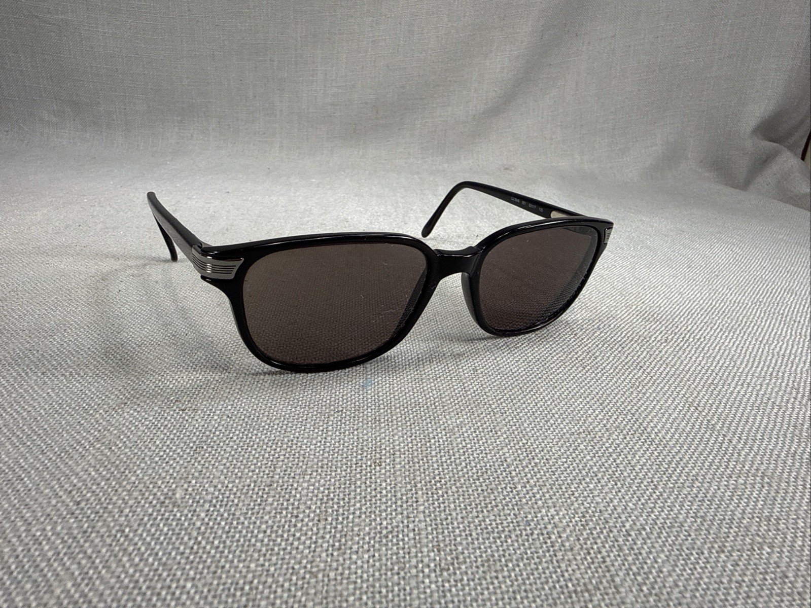 Luxottica LU3548 501 Black Rectangular Sunglasses 53-17-135 Italy