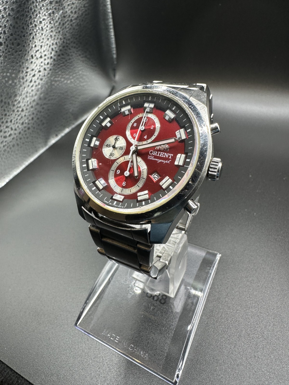 ORIENT Neo70's Red Dial Sporty Quartz Exc+5 WV0481TT Men's Watch From Japan