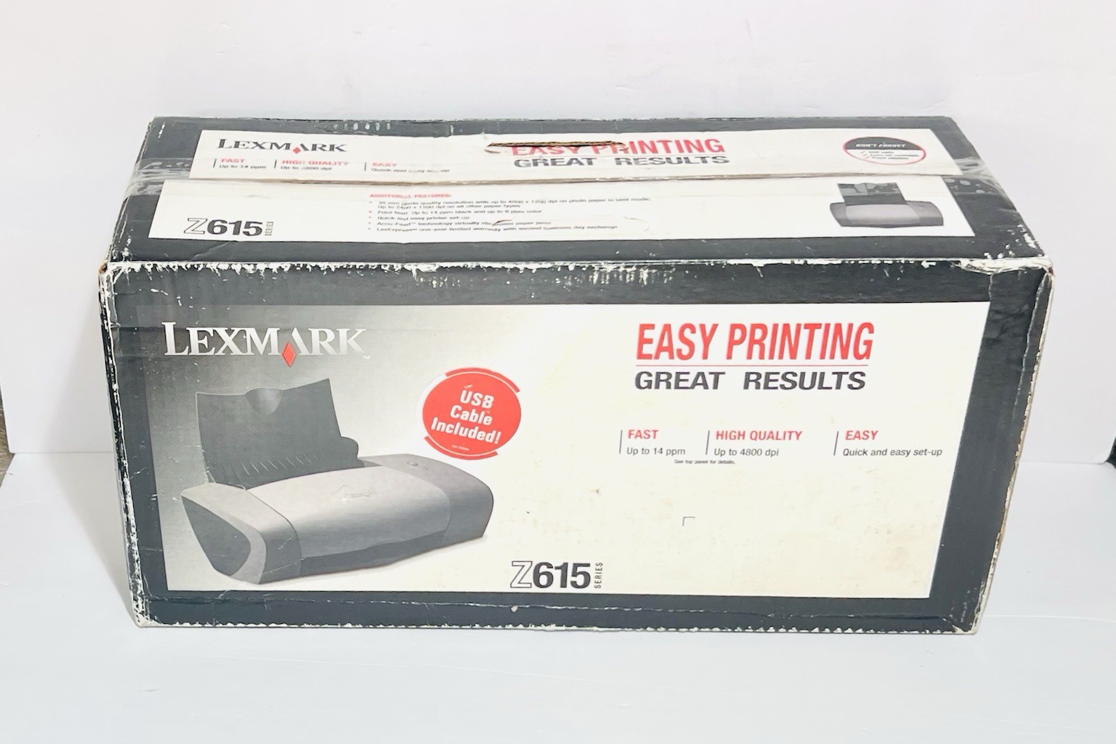 Lexmark Z615 Series Thermal Inkjet Printer 4800x1200 dpi & 14 ppm Lexmark Z615 Series Thermal Inkjet Printer 4800x1200 dpi & 14 ppm