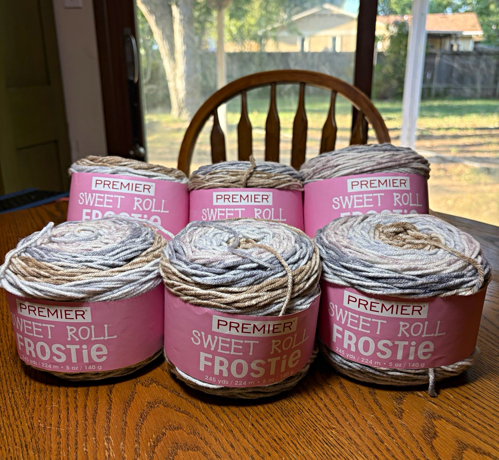 Premier Yarns Sweet Roll Frostie ~ Iced Coffee ~ Discontinued color Lot of 2 Premier Yarns Sweet Roll Frostie ~ Iced Coffee ~ Discontinued color Lot of 2