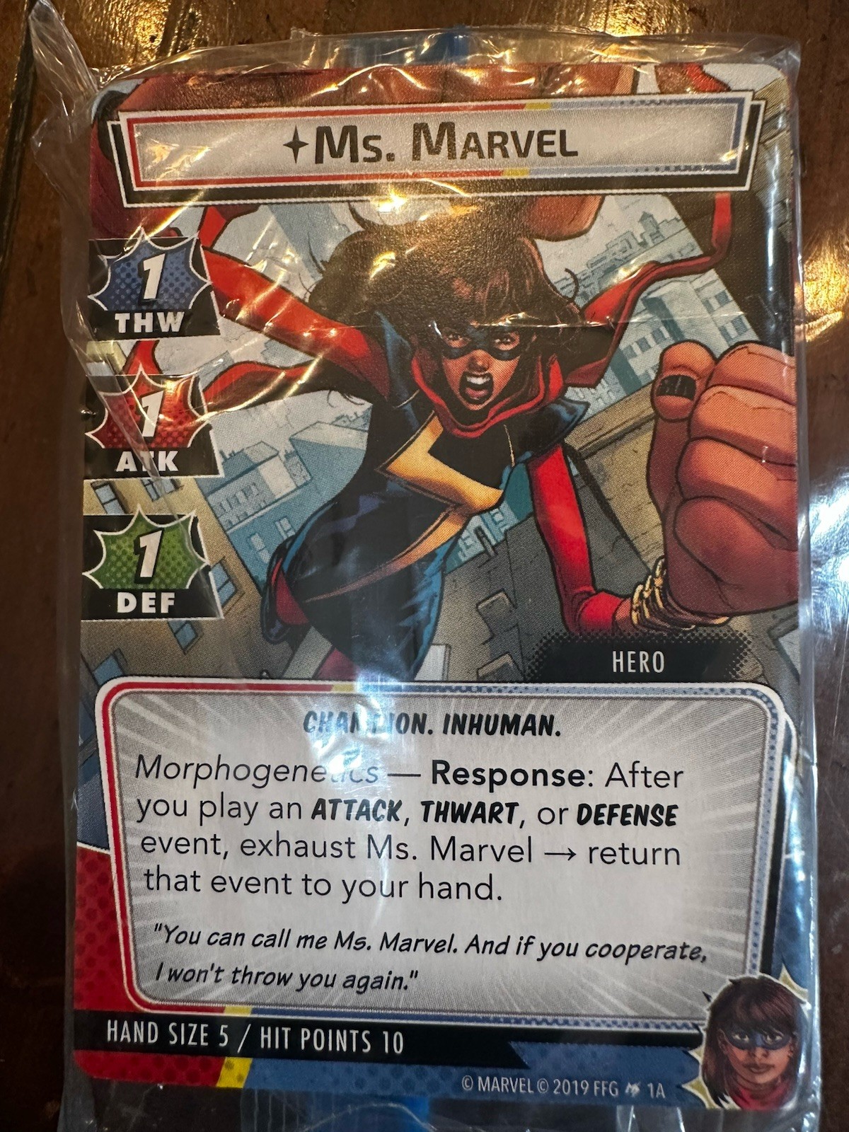Marvel Champions LCG: Ms. Marvel Hero Pack - OOP Rare - Complete