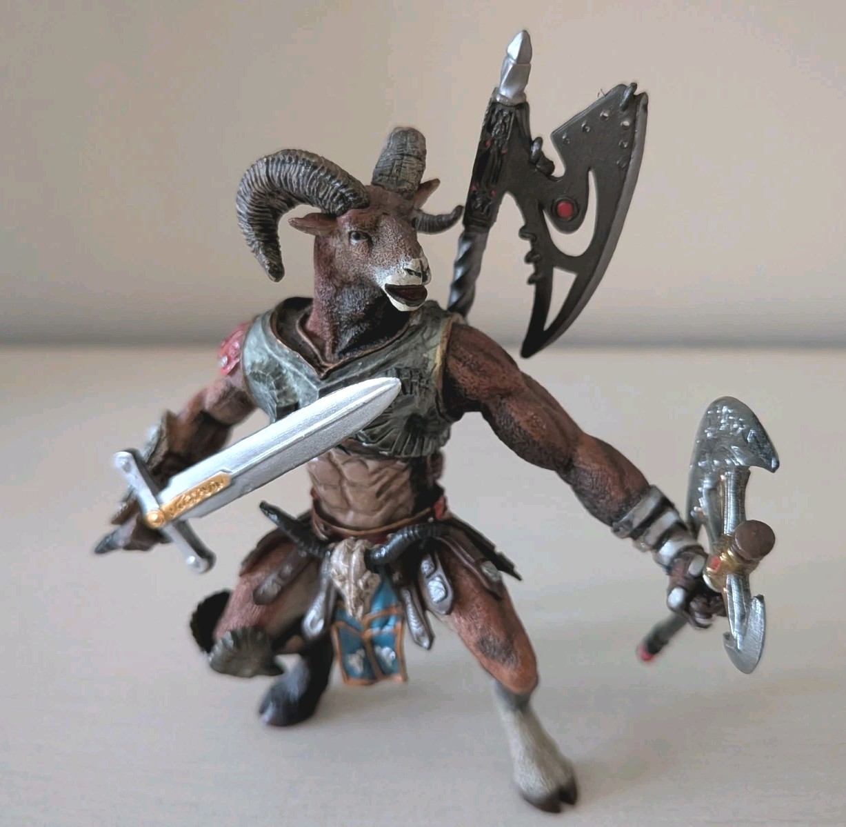Papo Mutant Ram Warrior,New