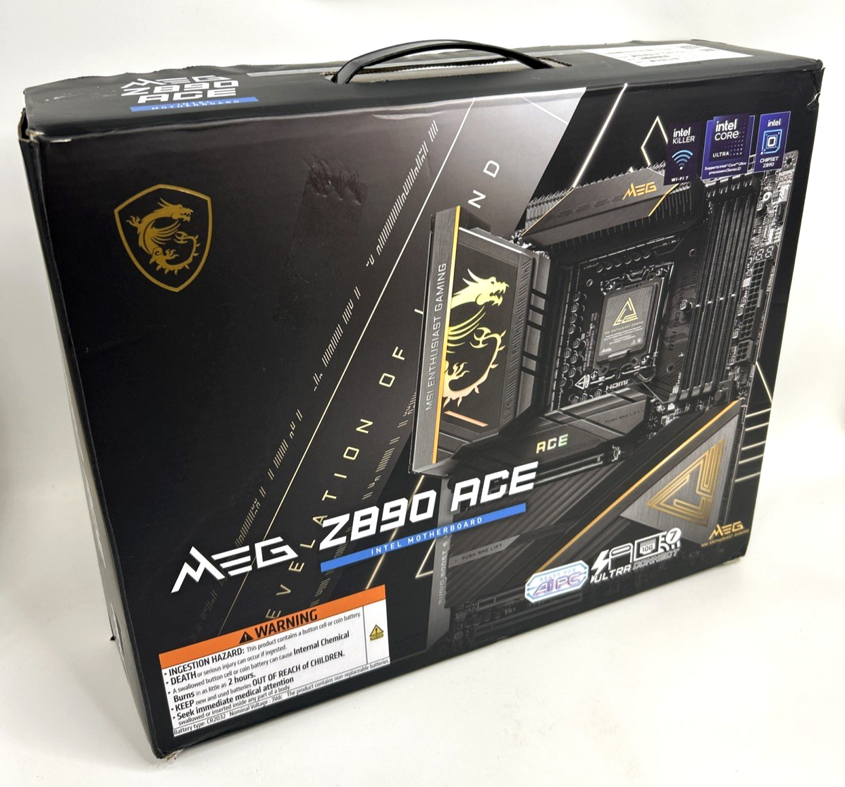 MSI MEG Z890 ACE, (LGA 1851) DDR5, ATX Gaming Motherboard *Open Box*